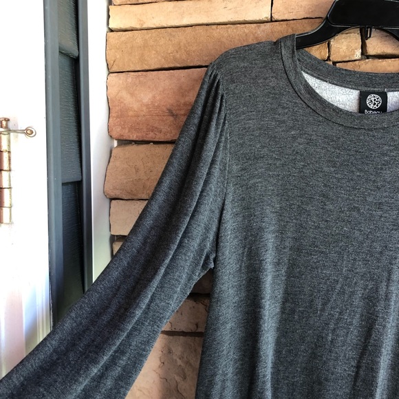 Bobeau Dark Grey Sweatshirt Top Large - Picture 4 of 10